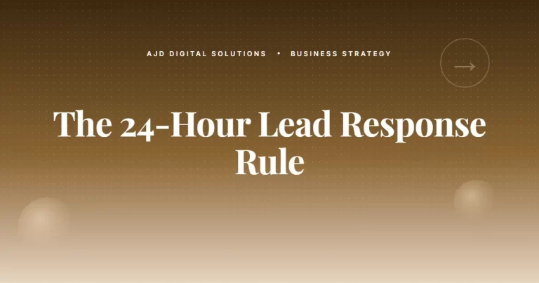 The 24 Hour Lead Response Rule (And Why You're Probably Breaking It)