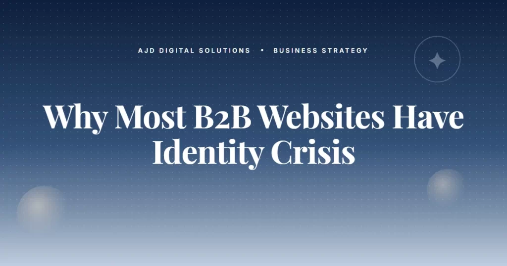 Why Most B2B Websites Have An Identity Crisis
