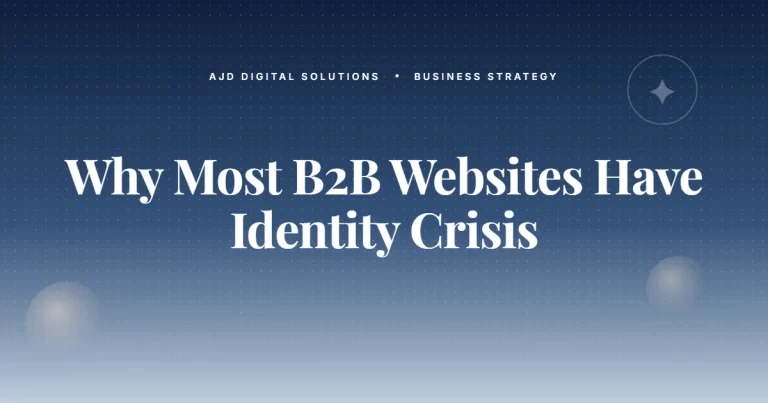 Why Most B2B Websites Have An Identity Crisis