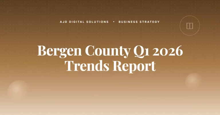 Bergen County Marketing Q1 2026 Trends Report