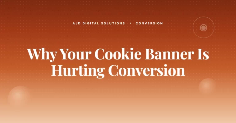 Why Your Site's Cookie Banner Is Hurting Conversion