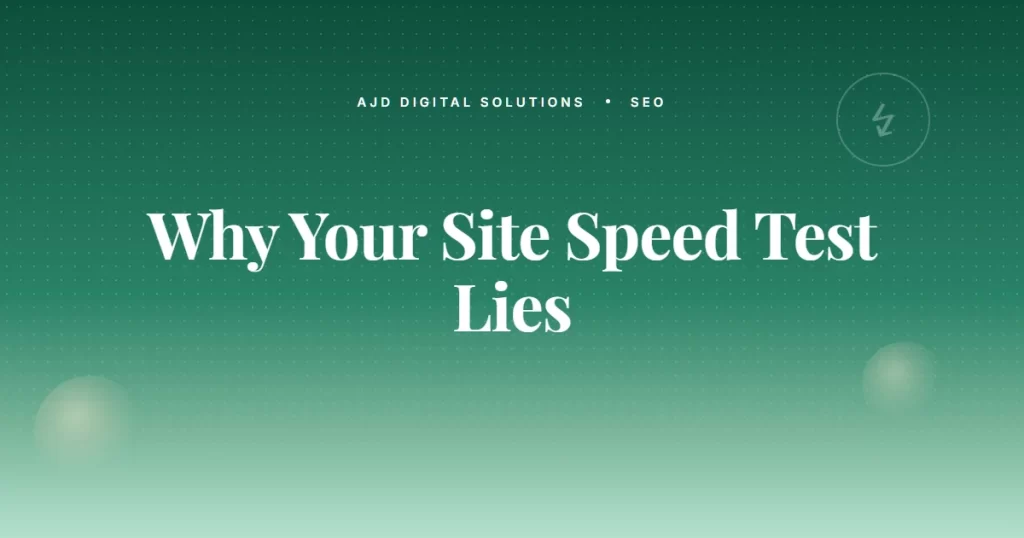 Why Your Site Speed Test Lies (And What To Look At Instead)