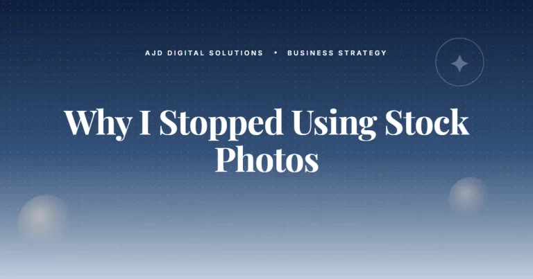 Why I Stopped Using Stock Photos On Client Sites