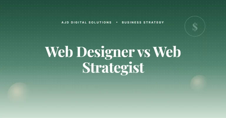The Difference Between A Web Designer And A Web Strategist