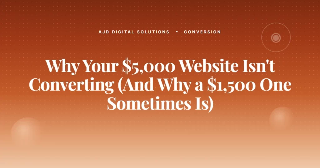 Why Your 5000 Website Isnt Converting