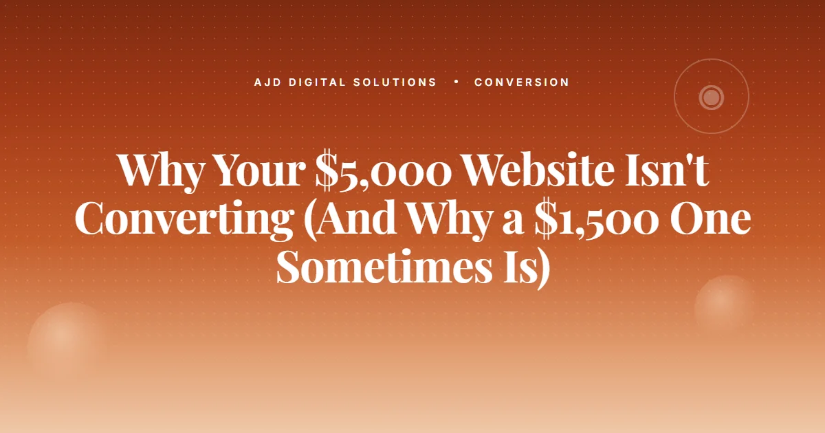 Why Your 5000 Website Isnt Converting