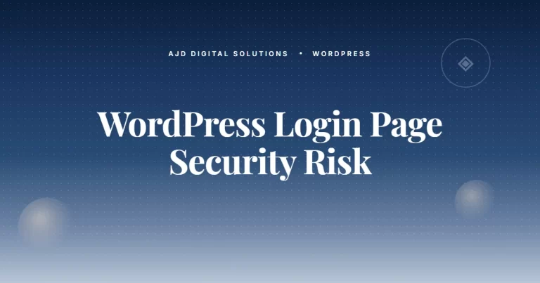 Why Your WordPress Login Page Is A Security Risk