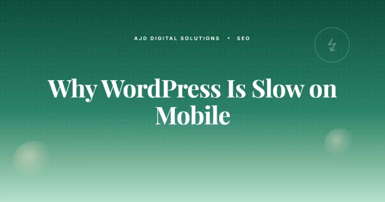 Why Your WordPress Site Is Slow On Mobile (And Not On Desktop)